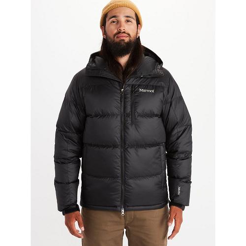 Marmot Guides Jackets - Mens Down Jacket Black CA5891263 Canada